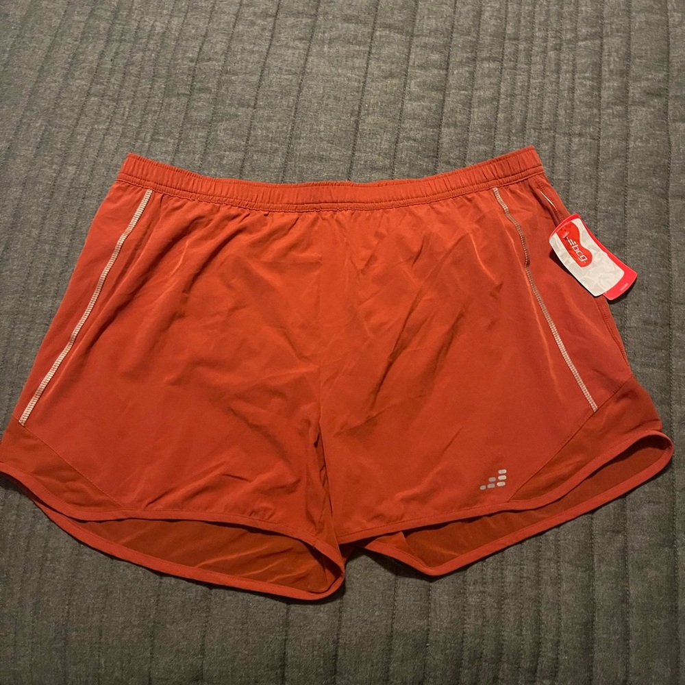 Rust Orange Athletic Shorts